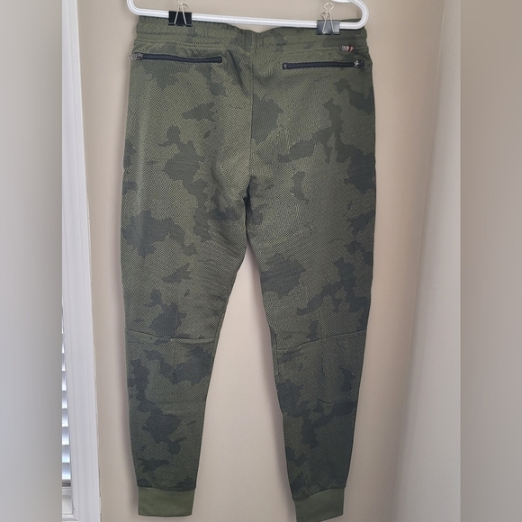 Jogger Pants Army Green Camo Size M Men #709 - Picture 5 of 14